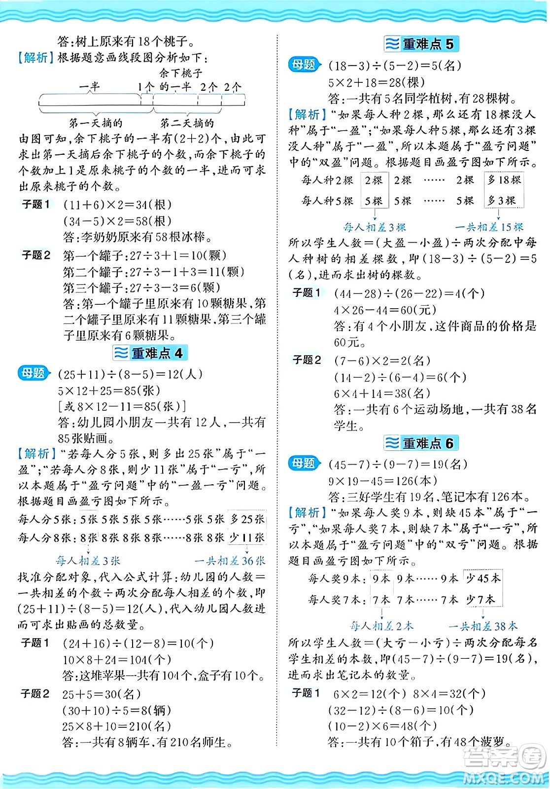 江西人民出版社2024年秋王朝霞培優(yōu)100分三年級(jí)數(shù)學(xué)上冊(cè)冀教版答案