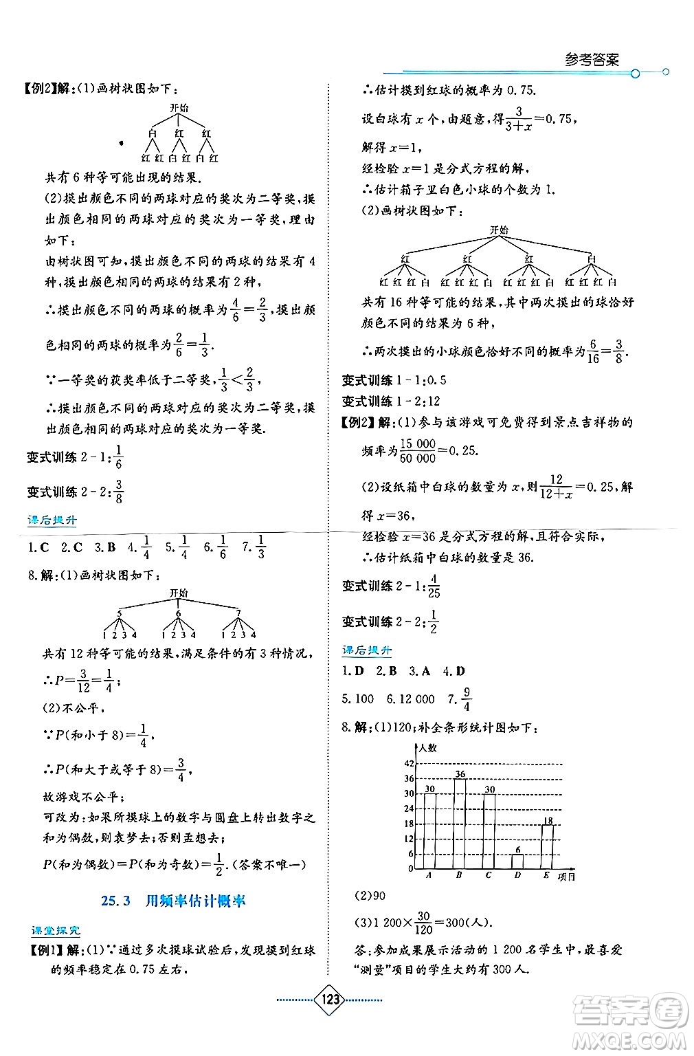 湖南教育出版社2024年秋學(xué)法大視野九年級(jí)數(shù)學(xué)上冊(cè)人教版答案