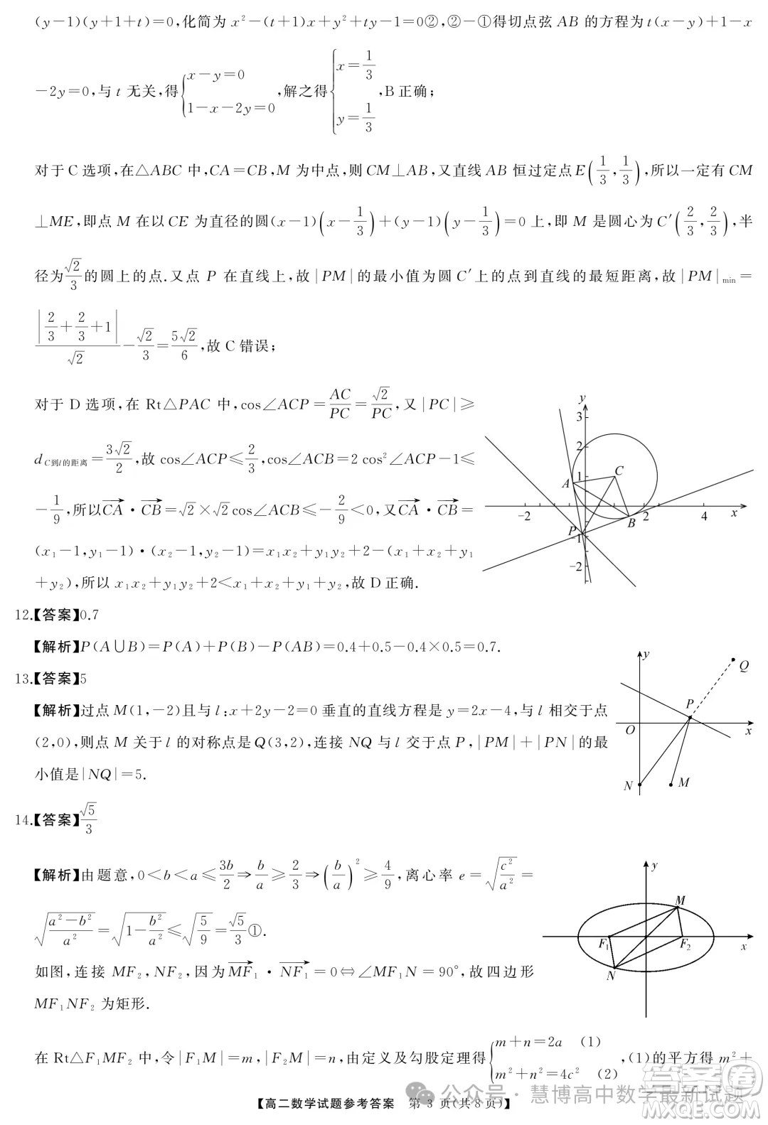 湖湘名校聯(lián)合體2024年高二10月月考數(shù)學(xué)試題答案