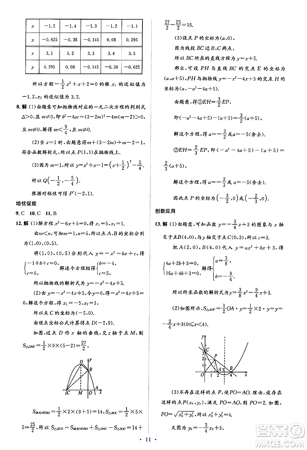 人民教育出版社2024年秋同步解析與測評學練考九年級數(shù)學上冊人教版答案