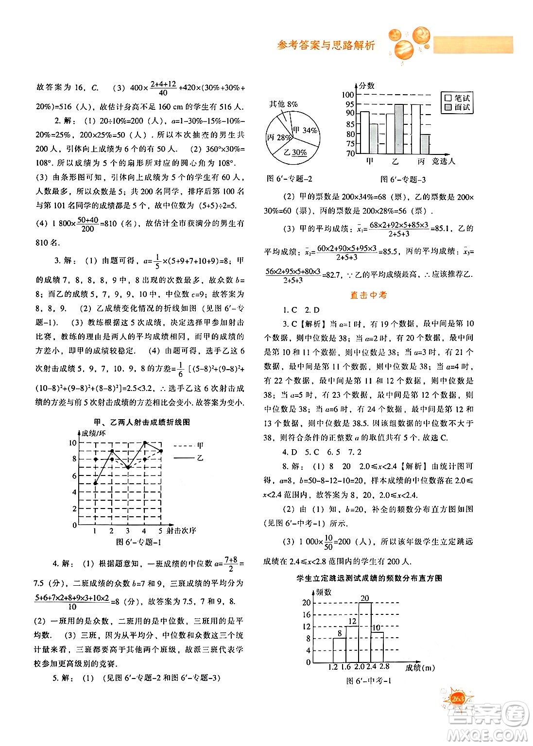 遼寧教育出版社2024年秋尖子生題庫八年級數(shù)學上冊北師大版答案