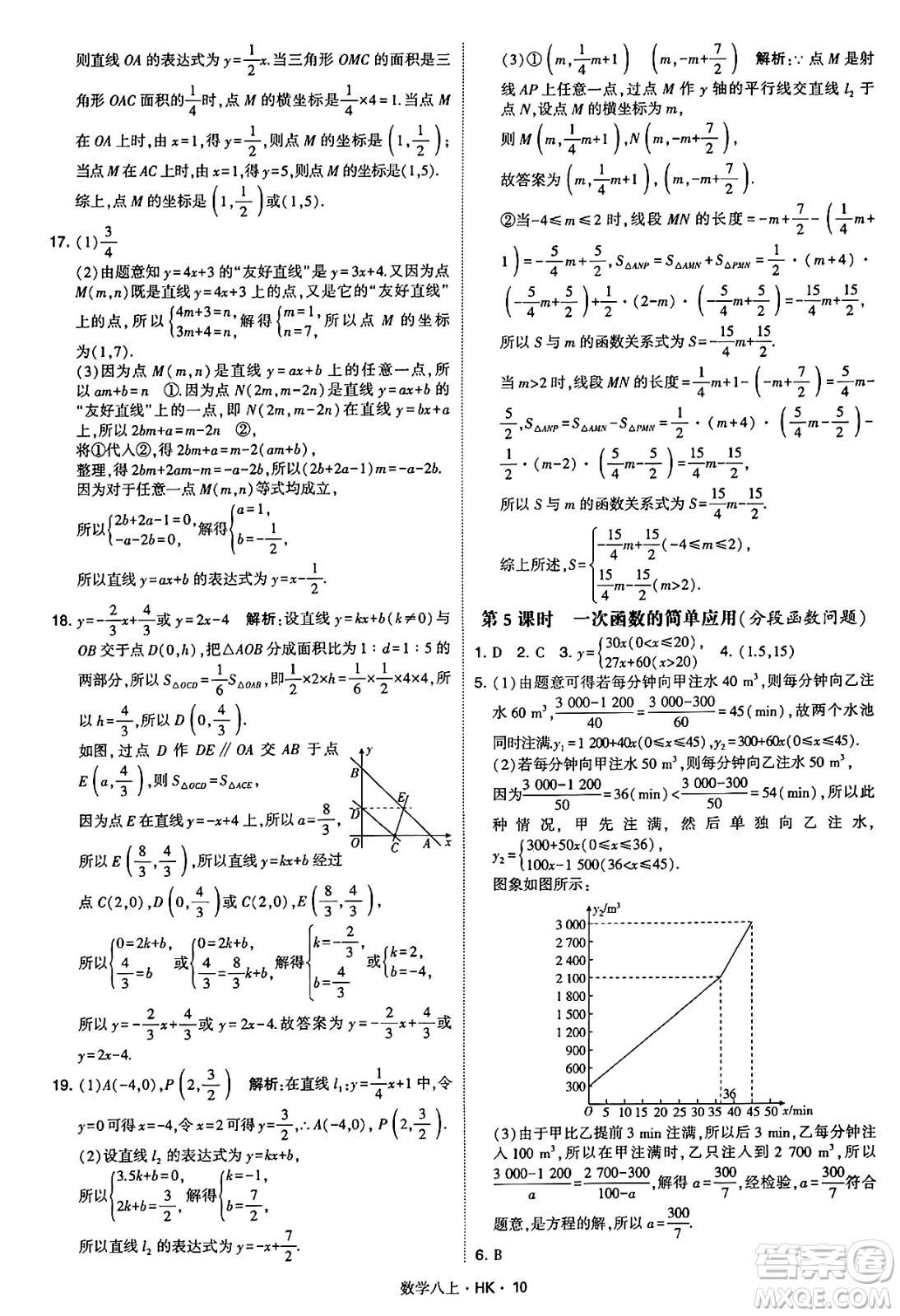 河海大學(xué)出版社2024年秋學(xué)霸題中題八年級(jí)數(shù)學(xué)上冊(cè)滬科版答案