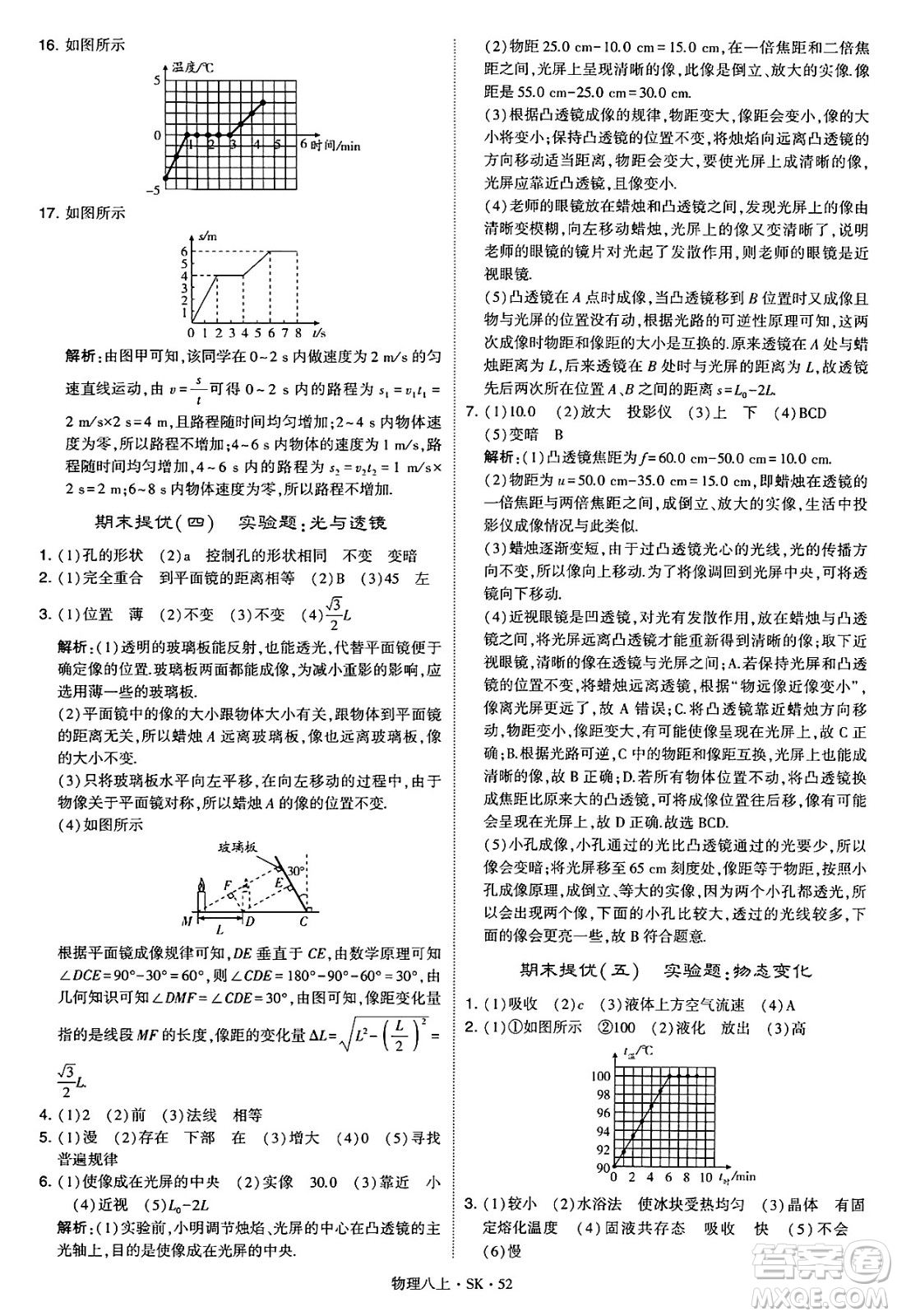 河海大學(xué)出版社2024年秋學(xué)霸題中題八年級(jí)物理上冊蘇科版答案