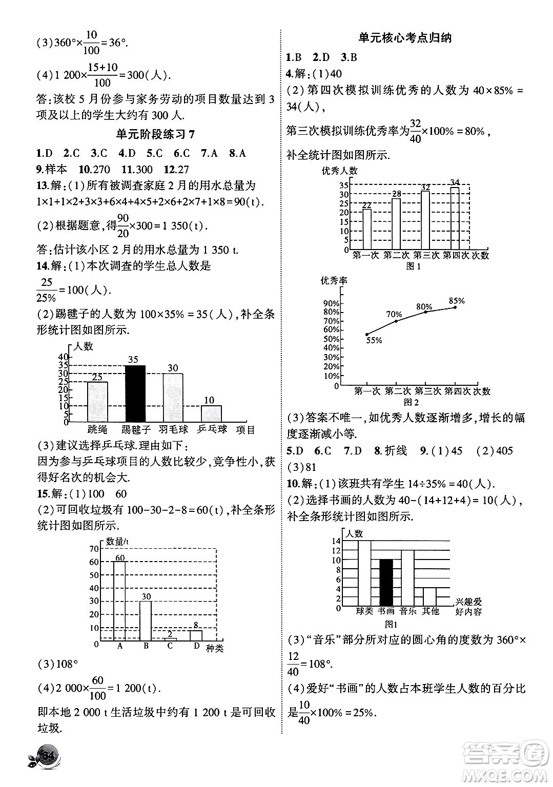 安徽大學(xué)出版社2024年秋創(chuàng)新課堂創(chuàng)新作業(yè)本七年級(jí)數(shù)學(xué)上冊滬科版答案