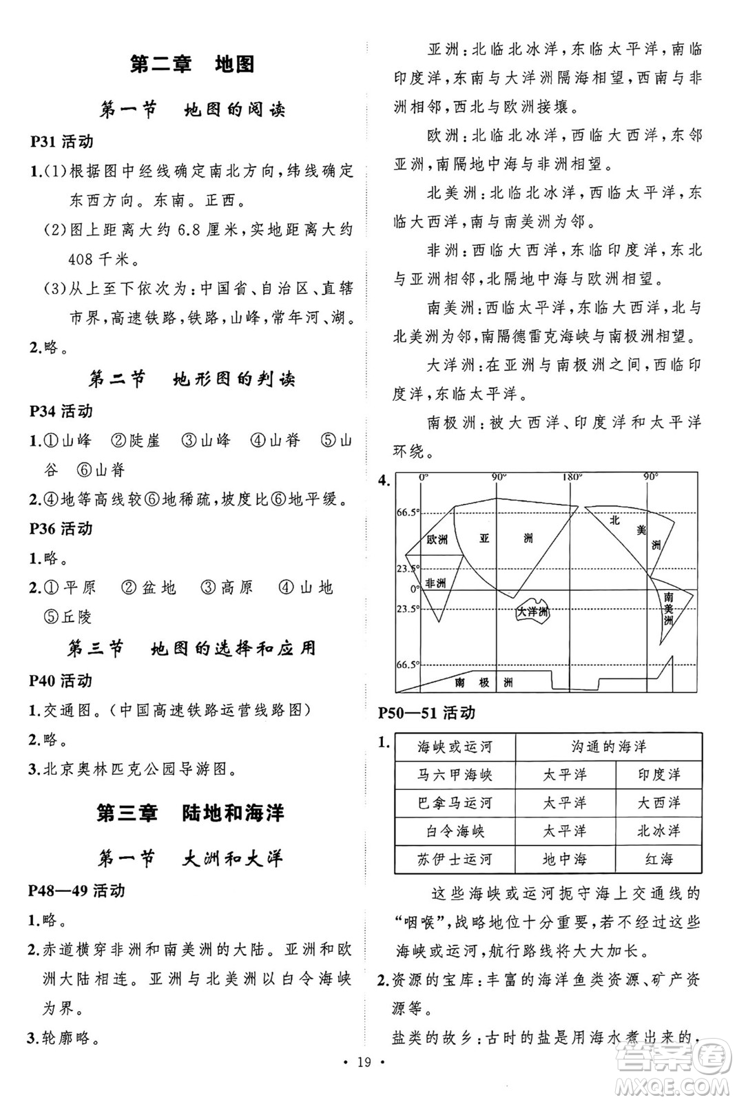 長(zhǎng)江出版社2024年秋狀元成才路創(chuàng)優(yōu)作業(yè)七年級(jí)地理上冊(cè)人教版答案