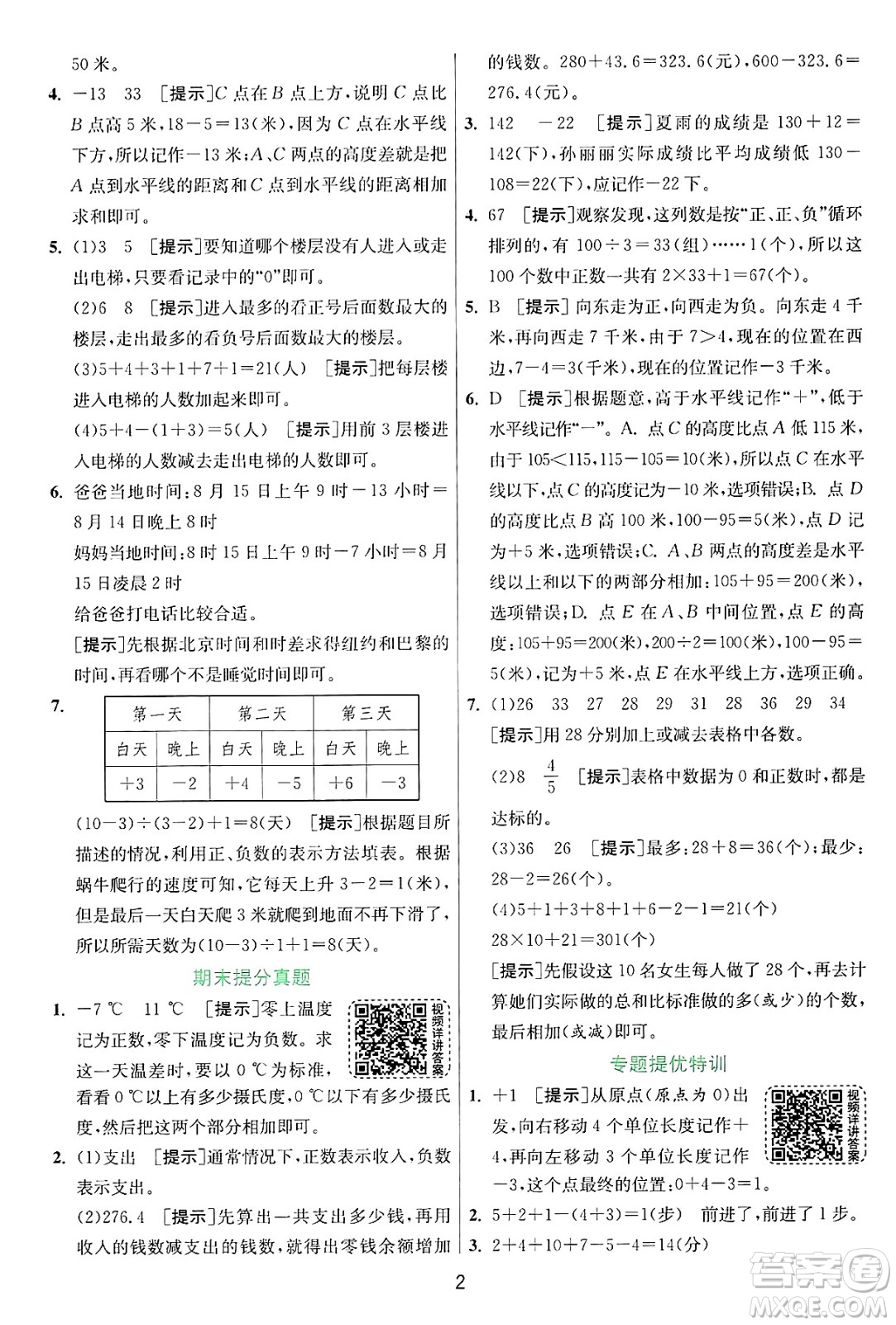 江蘇人民出版社2024年秋春雨教育實(shí)驗(yàn)班提優(yōu)訓(xùn)練五年級(jí)數(shù)學(xué)上冊(cè)蘇教版江蘇專版答案