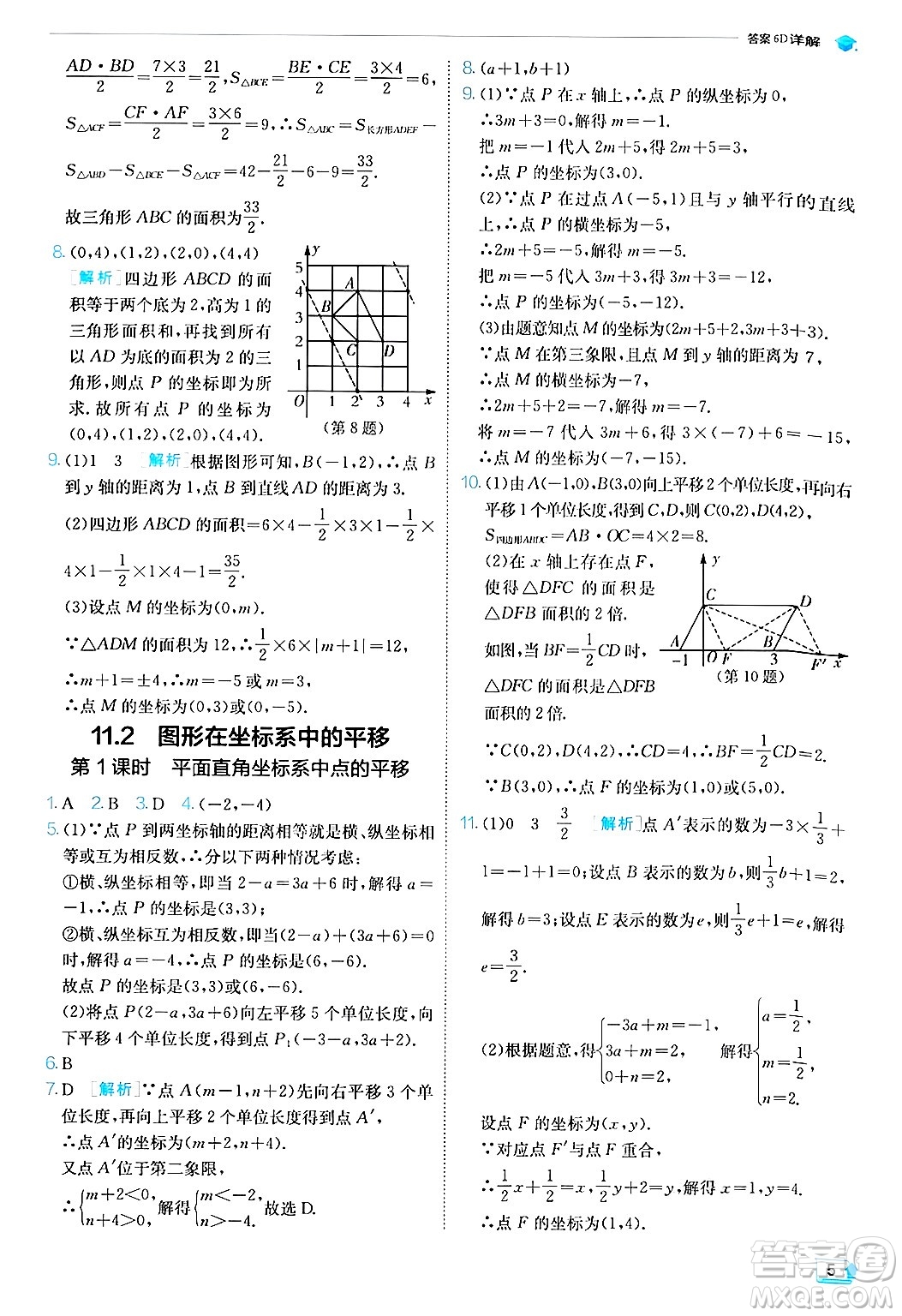 江蘇人民出版社2024年秋春雨教育實(shí)驗(yàn)班提優(yōu)訓(xùn)練八年級(jí)數(shù)學(xué)上冊滬科版答案