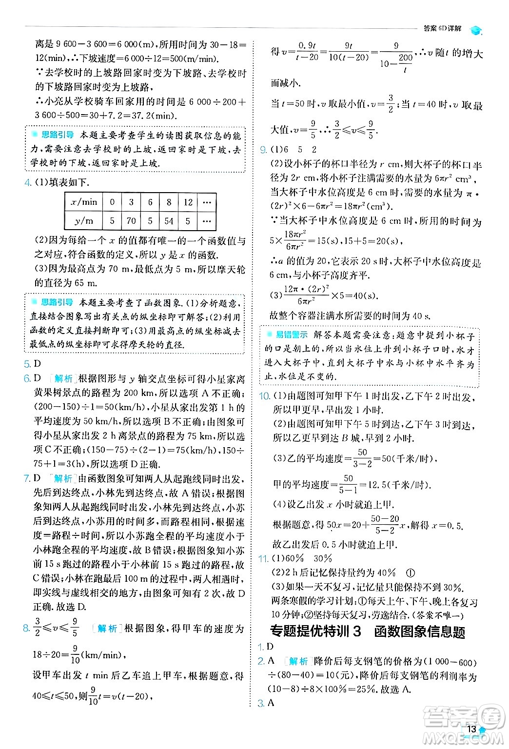 江蘇人民出版社2024年秋春雨教育實(shí)驗(yàn)班提優(yōu)訓(xùn)練八年級(jí)數(shù)學(xué)上冊滬科版答案