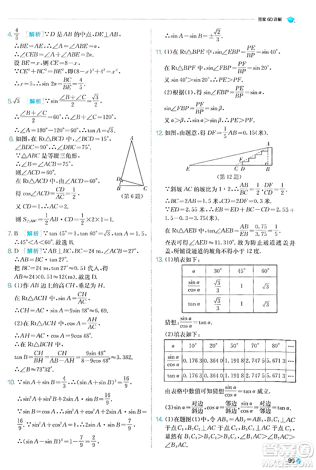 江蘇人民出版社2024年秋春雨教育實(shí)驗(yàn)班提優(yōu)訓(xùn)練九年級數(shù)學(xué)上冊滬科版答案