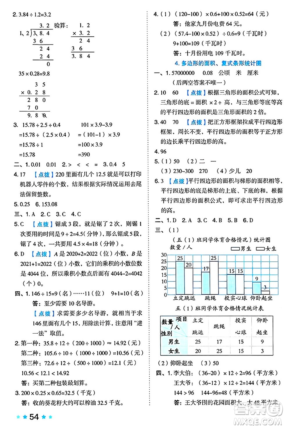 吉林教育出版社2024年秋榮德基好卷五年級數(shù)學(xué)上冊蘇教版答案