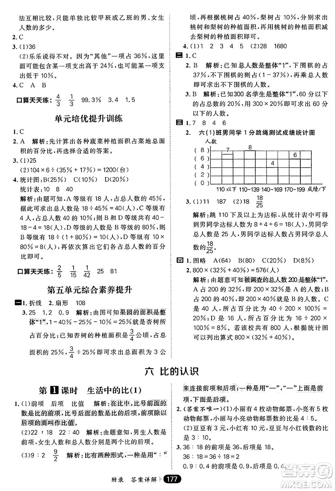 南方出版社2024秋學(xué)緣教育核心素養(yǎng)天天練六年級數(shù)學(xué)上冊北師大版答案