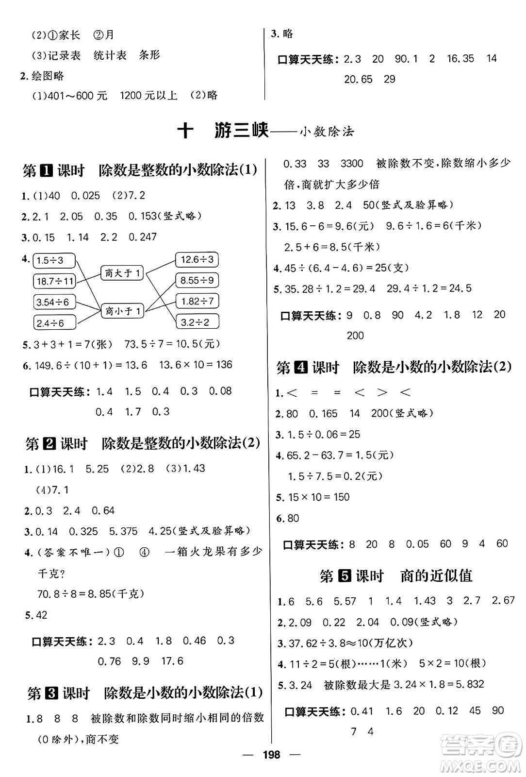 南方出版社2024秋學緣教育核心素養(yǎng)天天練四年級數(shù)學上冊通用版五四制答案