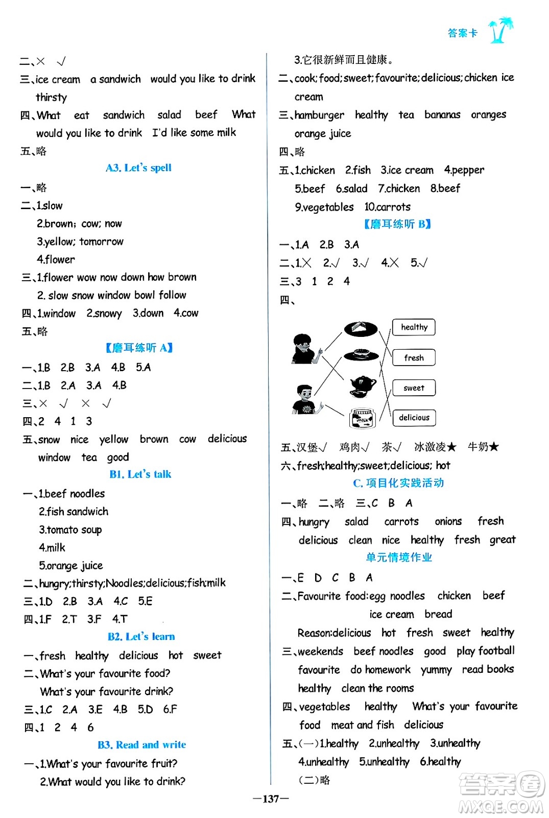 遼寧少年兒童出版社2024年秋世紀(jì)金榜金榜小博士課時提優(yōu)作業(yè)五年級英語上冊通用版三起點答案