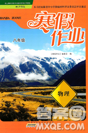 黃山書社2025年寒假作業(yè)八年級(jí)物理滬科版答案